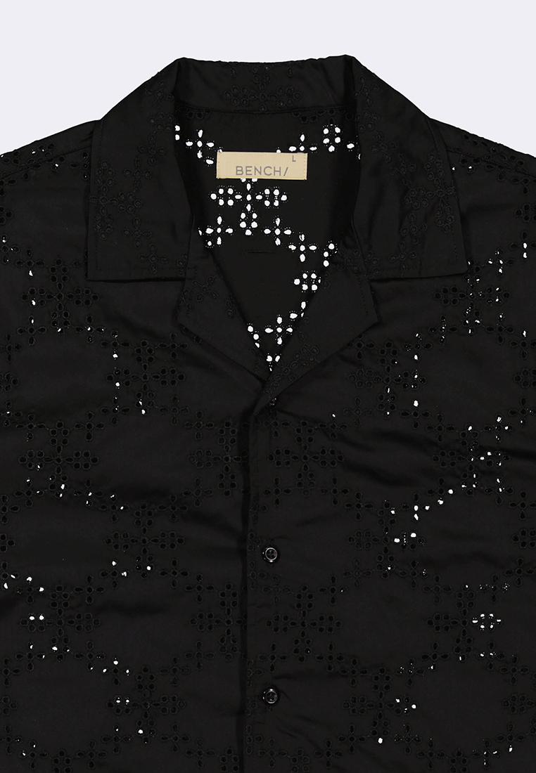 Men's Eyelet Woven Shirt
