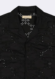 Men's Eyelet Woven Shirt