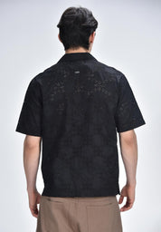 Men's Eyelet Woven Shirt