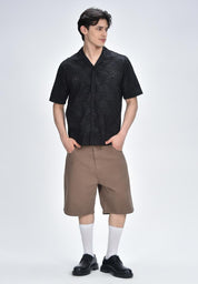 Men's Eyelet Woven Shirt