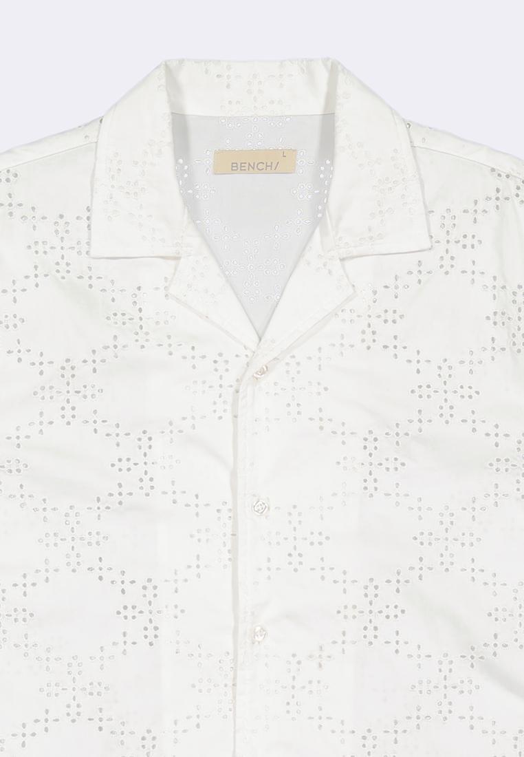Men's Eyelet Woven Shirt