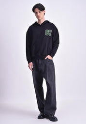 Men's Knitted Hoodie Jacket