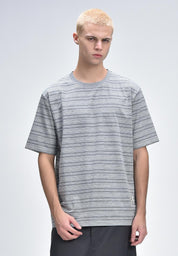 Men's Round Neck Striped Tee