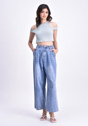 Women's Sleeveless Cropped Top