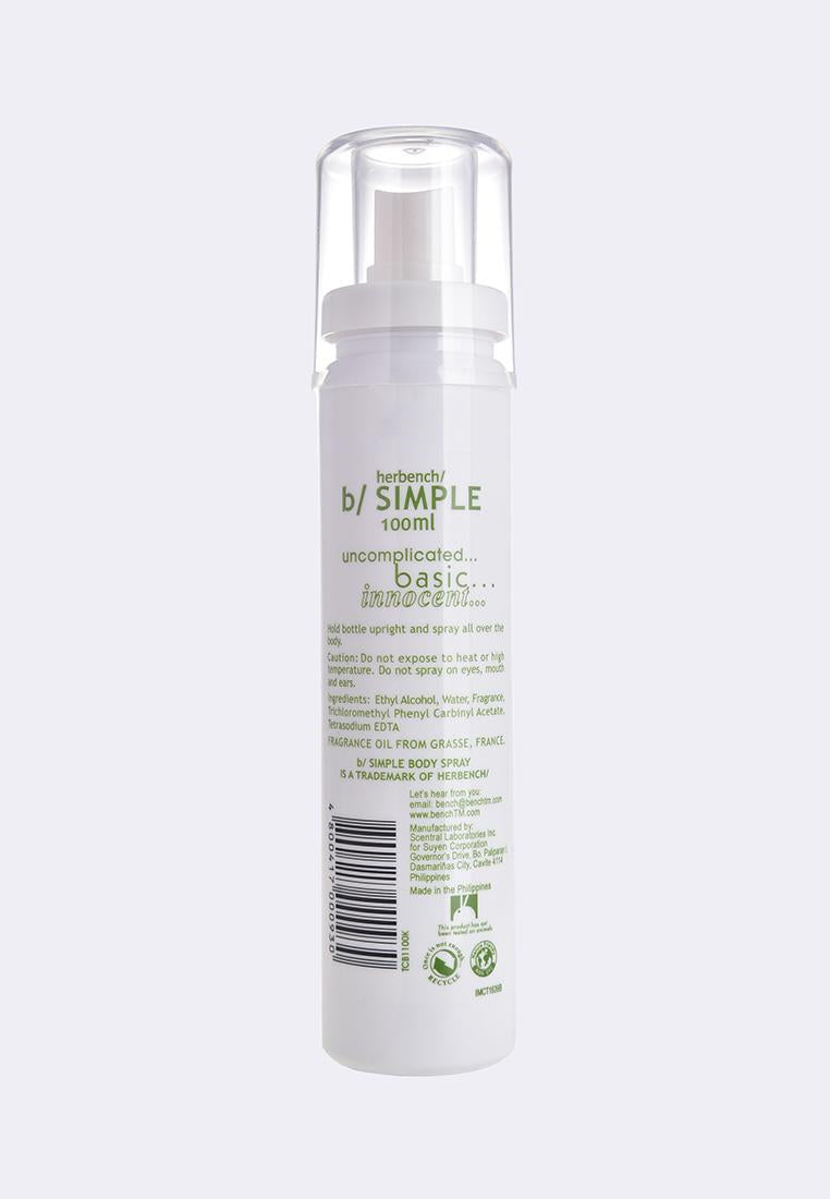Body Spray in Simple