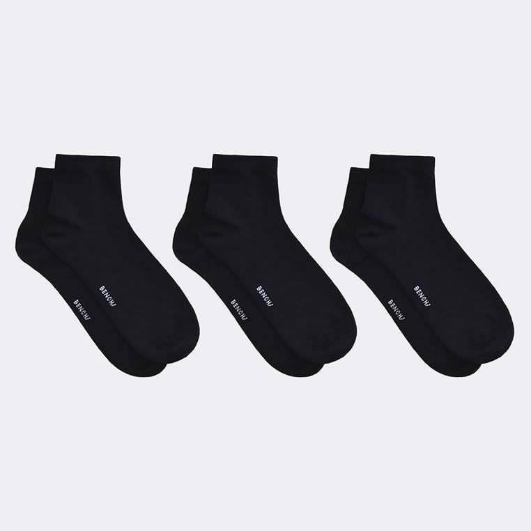 Men's 3-in-1 Full Terry Basic Ped Socks