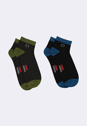 Men's 2-in-1 Pack Casual Ankle Socks