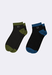 Men's 2-in-1 Pack Casual Ankle Socks