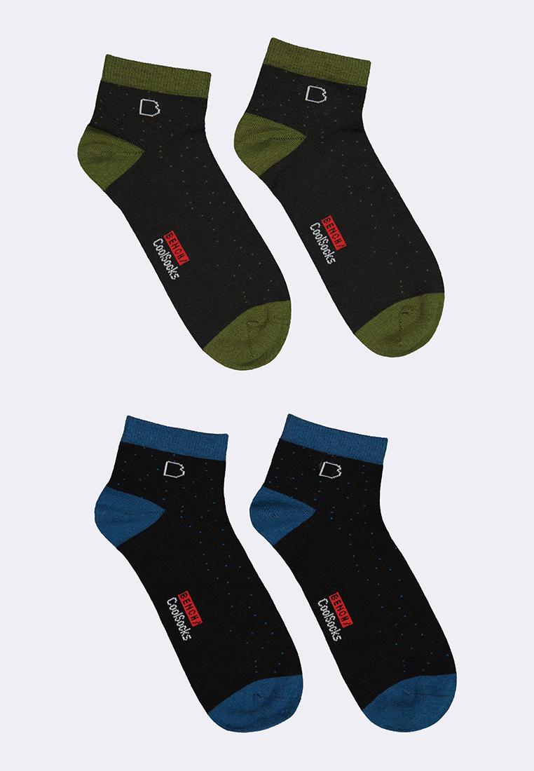 Men's 2-in-1 Pack Casual Ankle Socks