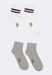 Men's 2-in-1 Pack Ankle Cool Socks