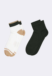 Men's 2-in-1 Pack Ankle Cool Socks
