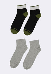 Men's 2-in-1 Pack Ankle Cool Socks