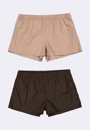 Women's 2-in-1 Pack Boxer Shorts