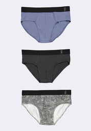 Men's 3-in-1 Pack Hipster Brief