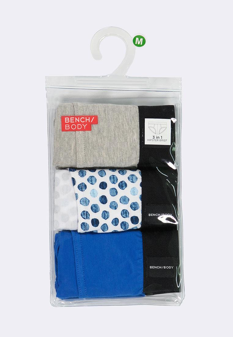 Men's 3-in-1 Pack Hipster Brief