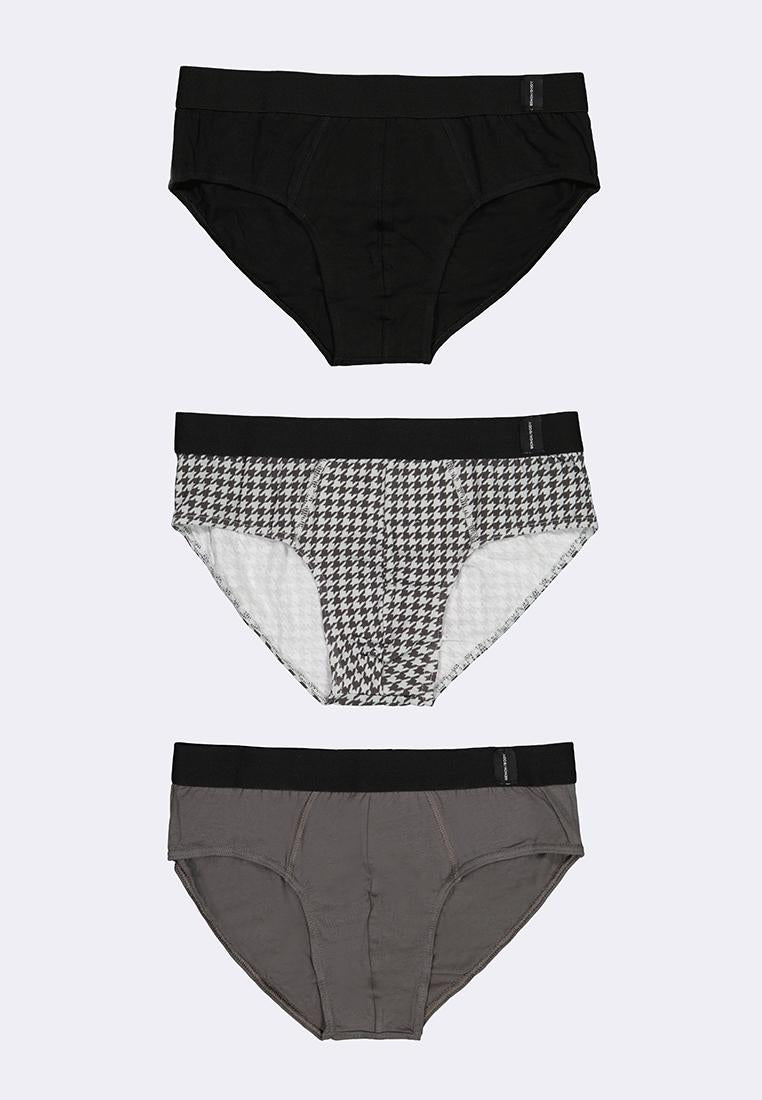 Men's 3-in-1 Pack Hipster Brief