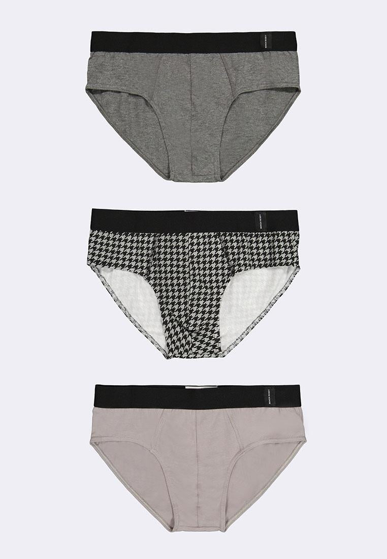 Men's 3-in-1 Pack Hipster Brief