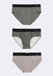 Men's 3-in-1 Pack Hipster Brief