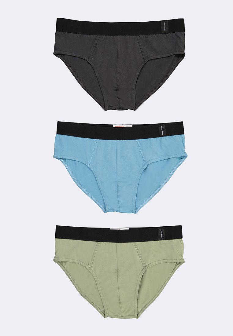 Men's 3-in-1 Pack Hipster Brief
