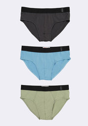 Men's 3-in-1 Pack Hipster Brief