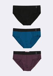 Men's 3-in-1 Pack Hipster Brief