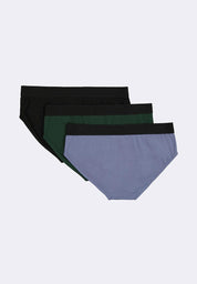 Men's 3-in-1 Pack Hipster Brief