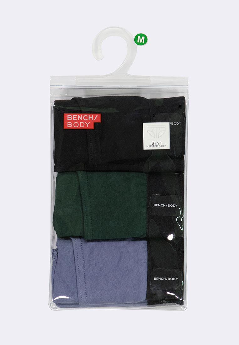Men's 3-in-1 Pack Hipster Brief