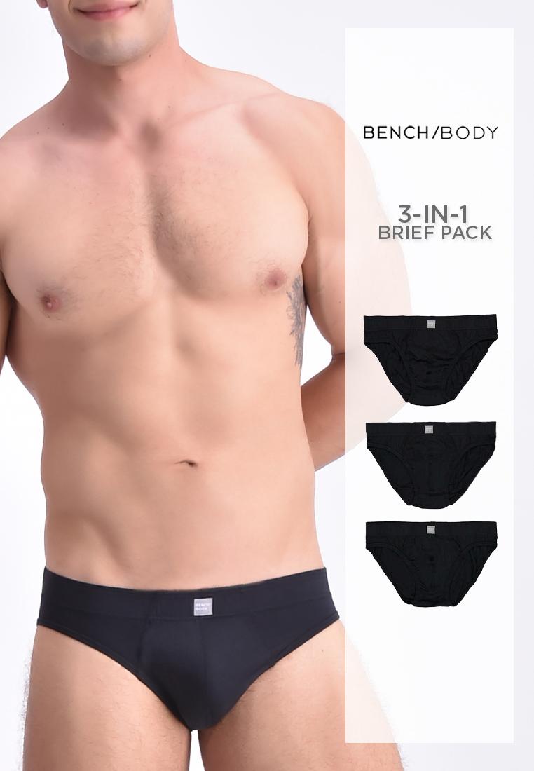 Men's 3-in-1 Pack Hipster Brief