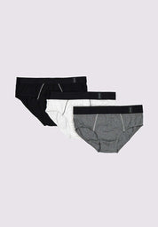 Men's 3-in-1 Pack Hipster Brief