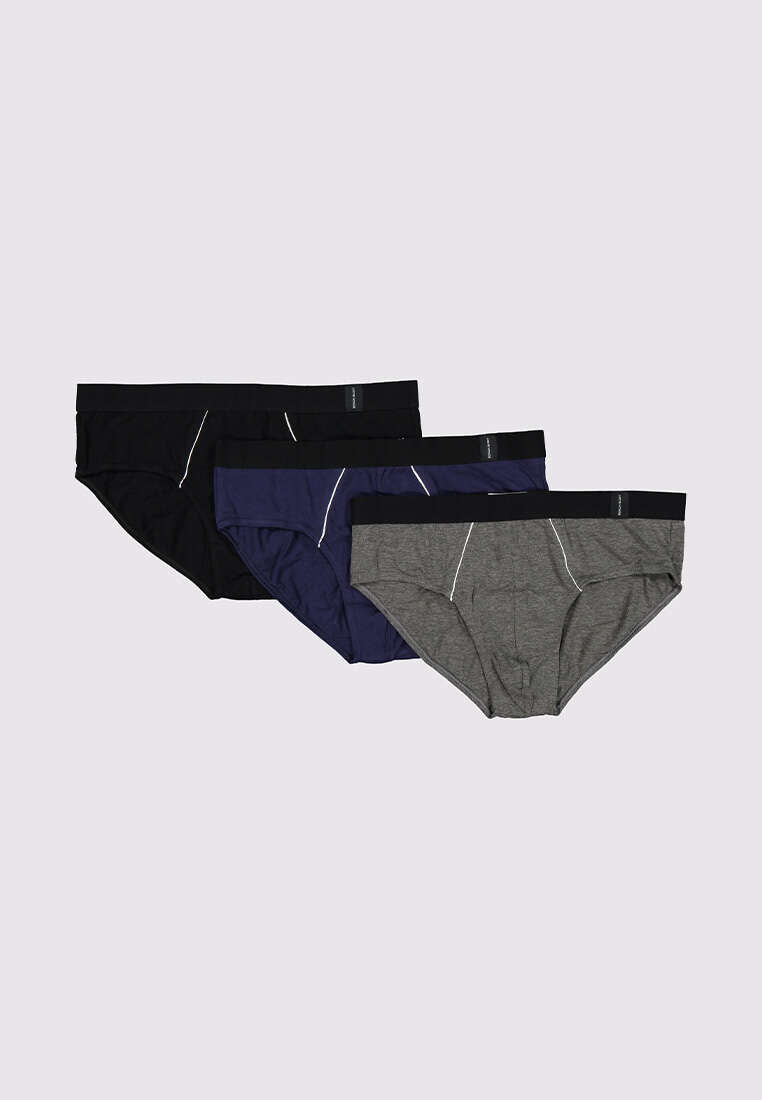 Men's 3-in-1 Pack Hipster Brief
