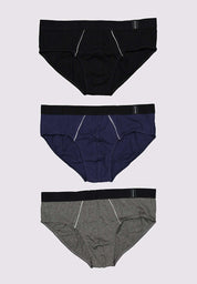 Men's 3-in-1 Pack Hipster Brief