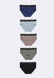 Men's 5-in-1 Pack Hipster Brief