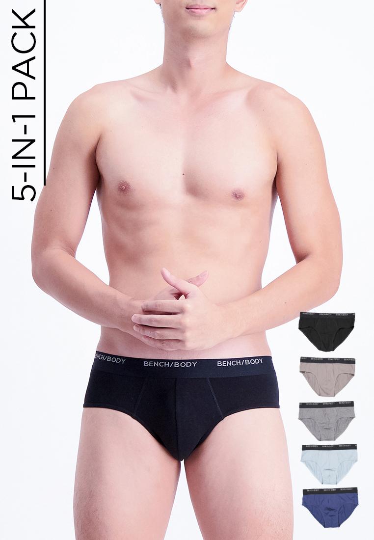 Men's 5-in-1 Pack Hipster Brief