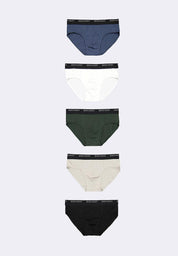 Men's 5-in-1 Pack Hipster Brief
