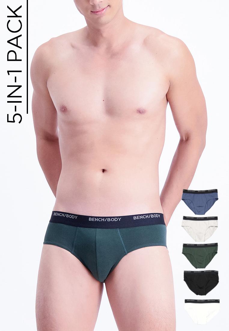 Men's 5-in-1 Pack Hipster Brief