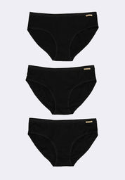 Women's 3-in-1 Pack Mid-Rise Bikini