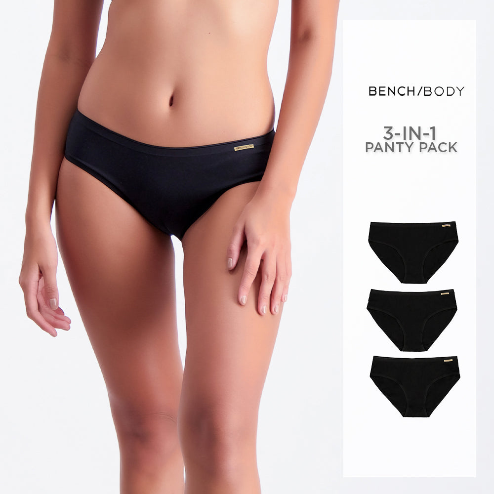Women's 3-in-1 Pack Mid-Rise Bikini