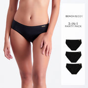 Women's 3-in-1 Pack Mid-Rise Bikini