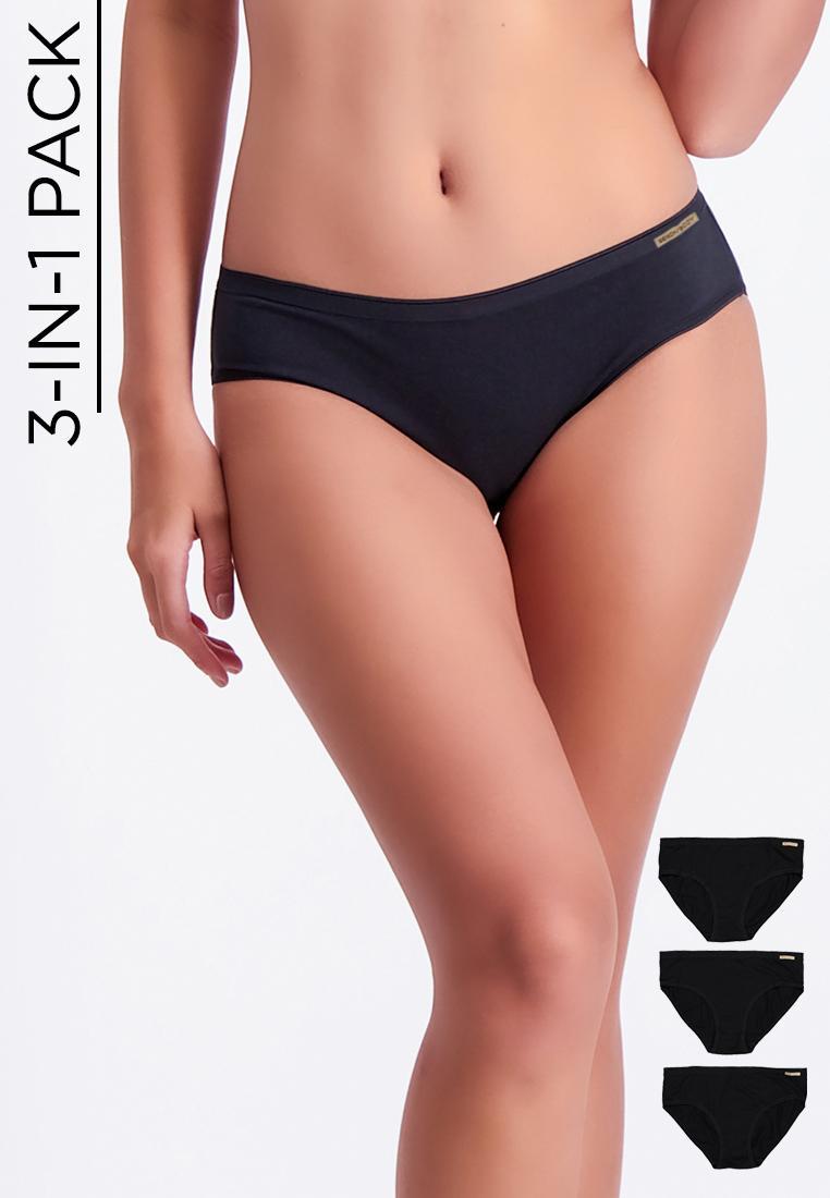 Women's 3-in-1 Pack Mid-Rise Bikini