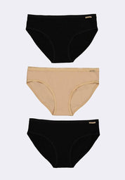 Women's 3-in-1 Pack Mid-Rise Bikini