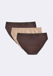 Women's 3-in-1 Pack Mid-Rise Bikini