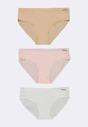 Women's 3-in-1 Pack Mid-Rise Bikini