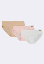 Women's 3-in-1 Pack Mid-Rise Bikini