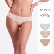 Women's 3-in-1 Pack Mid-Rise Bikini