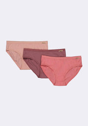 Women's 3-in-1 Pack Mid-Rise Bikini