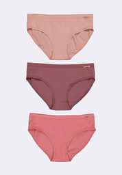 Women's 3-in-1 Pack Mid-Rise Bikini