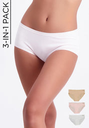 Women's 3-in-1 Pack Full Panty