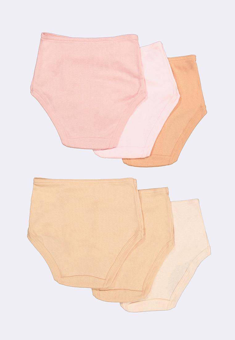 Women's 6-in-1 Pack Mid Rise Hipster Panty