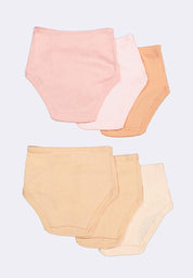 Women's 6-in-1 Pack Mid Rise Hipster Panty