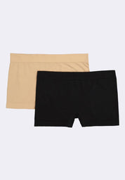 Women's 2-in-1 Pack Seamless Boy Shorts